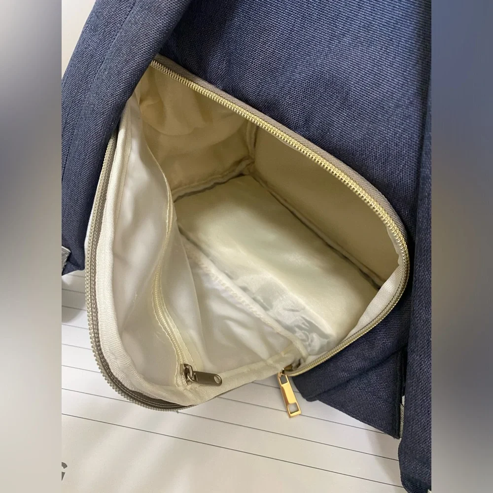 LAND Blue Mommy & Baby Diaper Bag